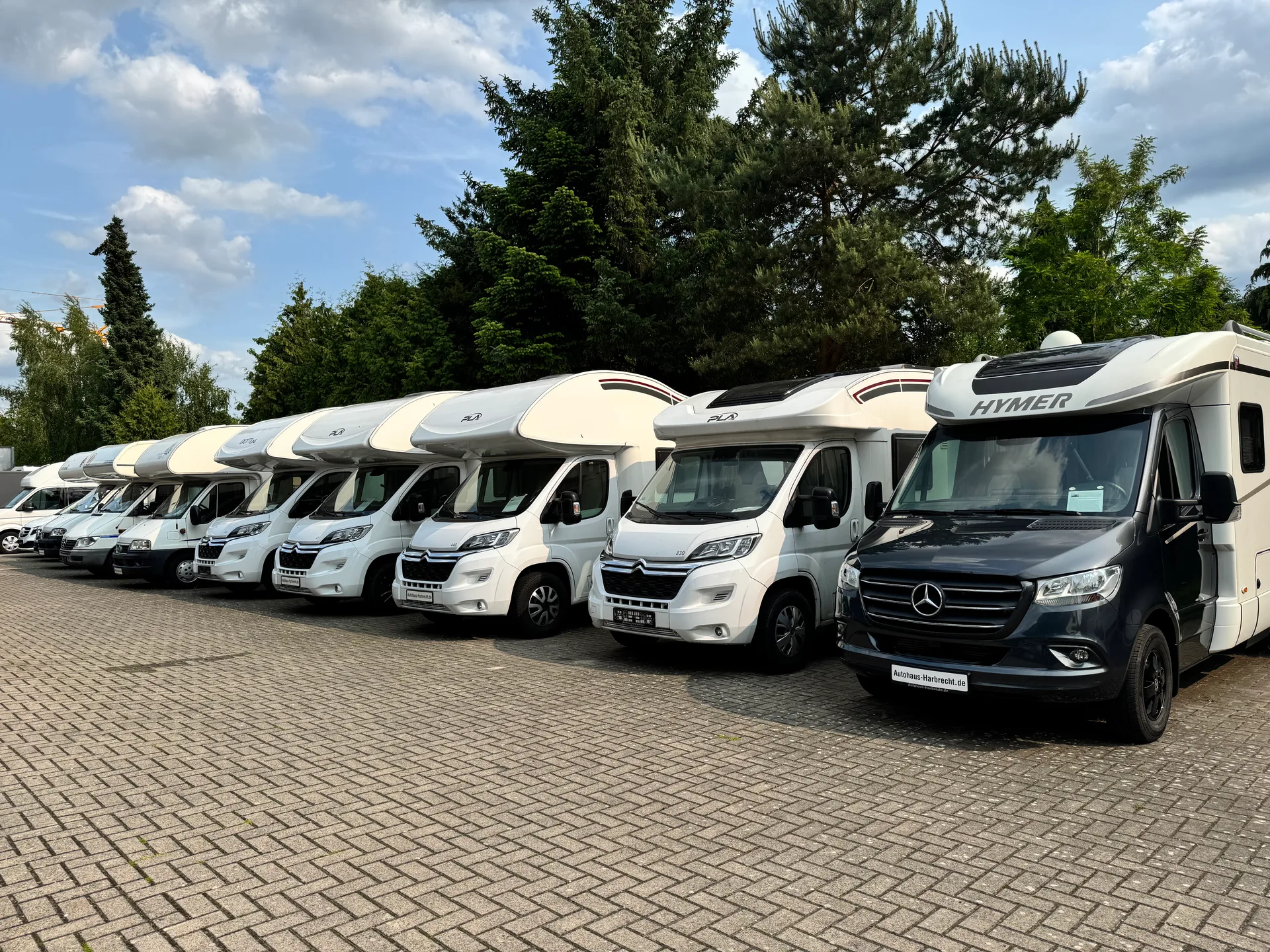 Wohnmobilbestand von Autohaus Harbrecht in Ganderkesee
